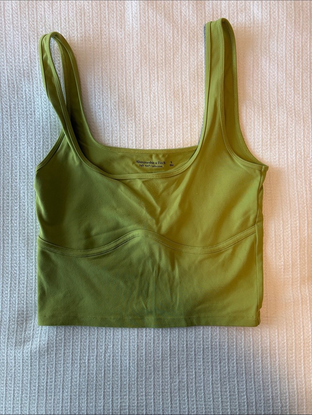 Abercrombie & Fitch Lime Green Cropped Tank
